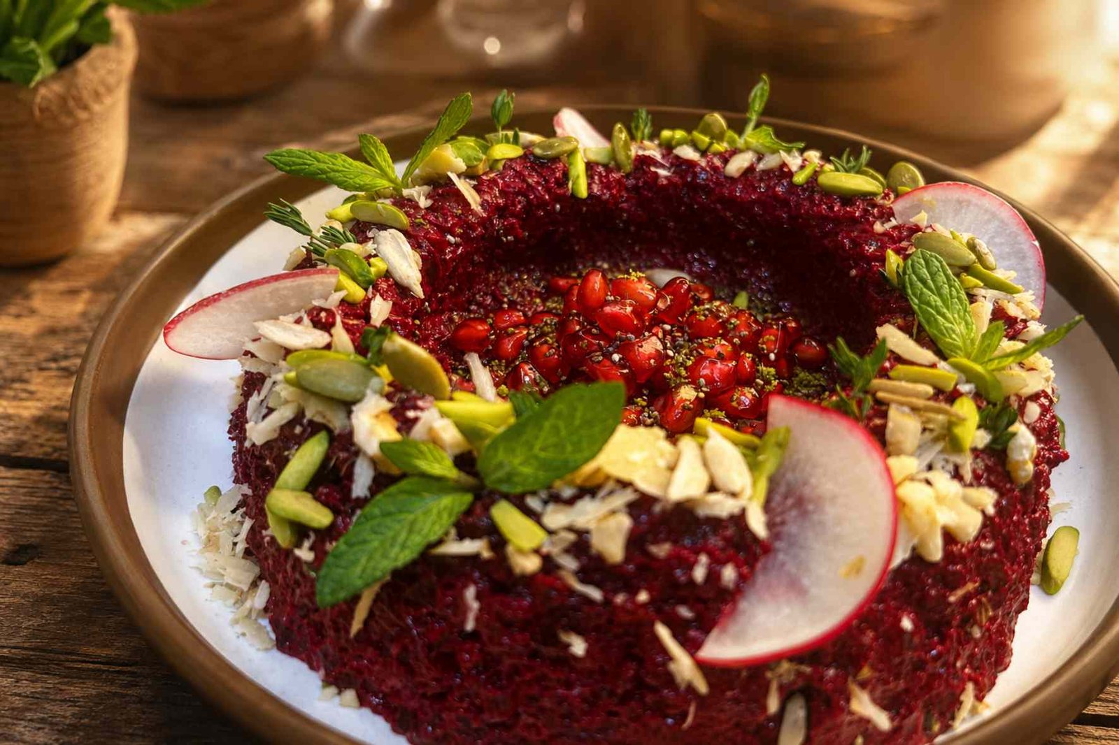 Beetroot Mutabbal Recipe: Creamy Lebanese Beet Dip