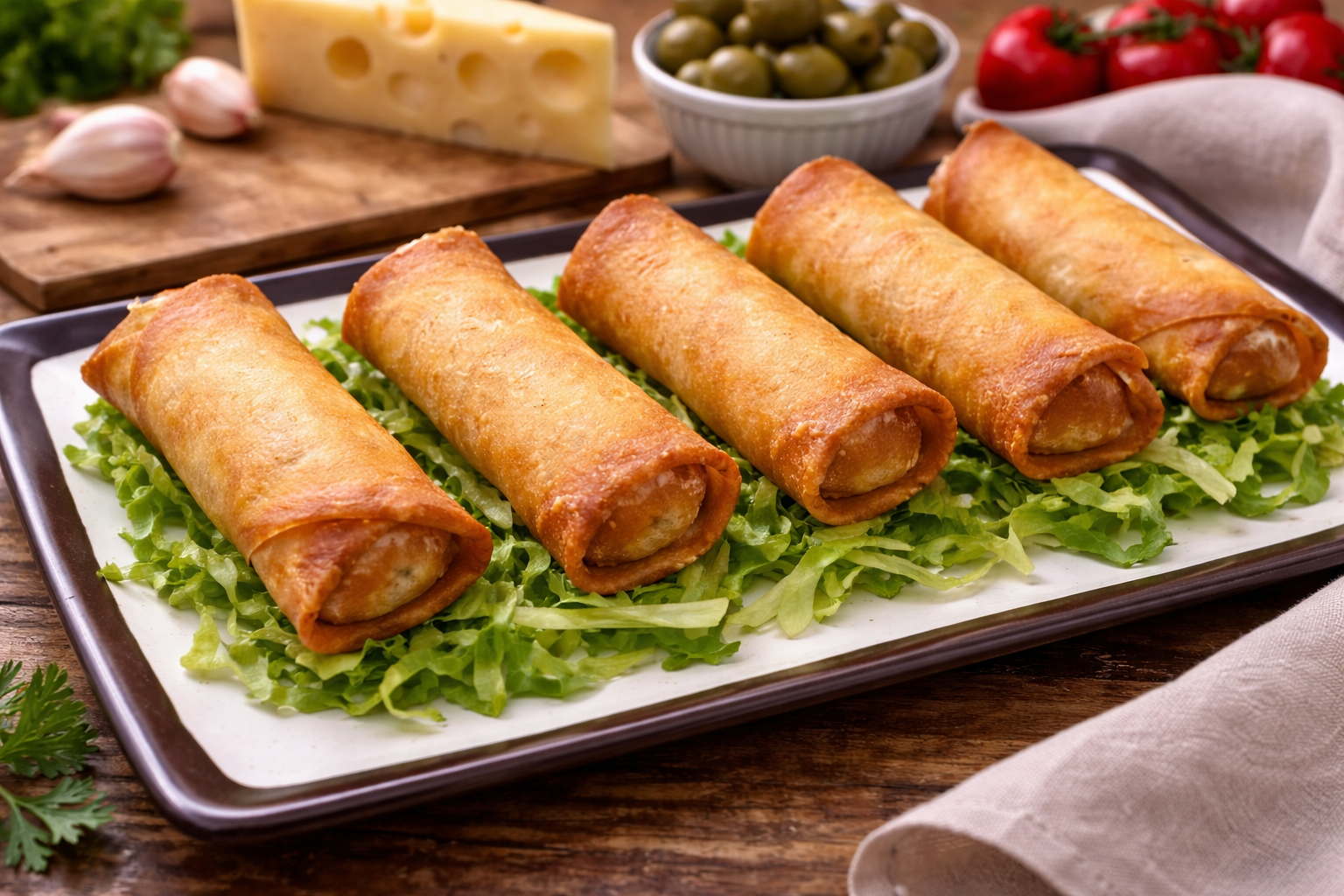 Lebanese Cheese Rolls: Crispy and Irresistibly Cheesy