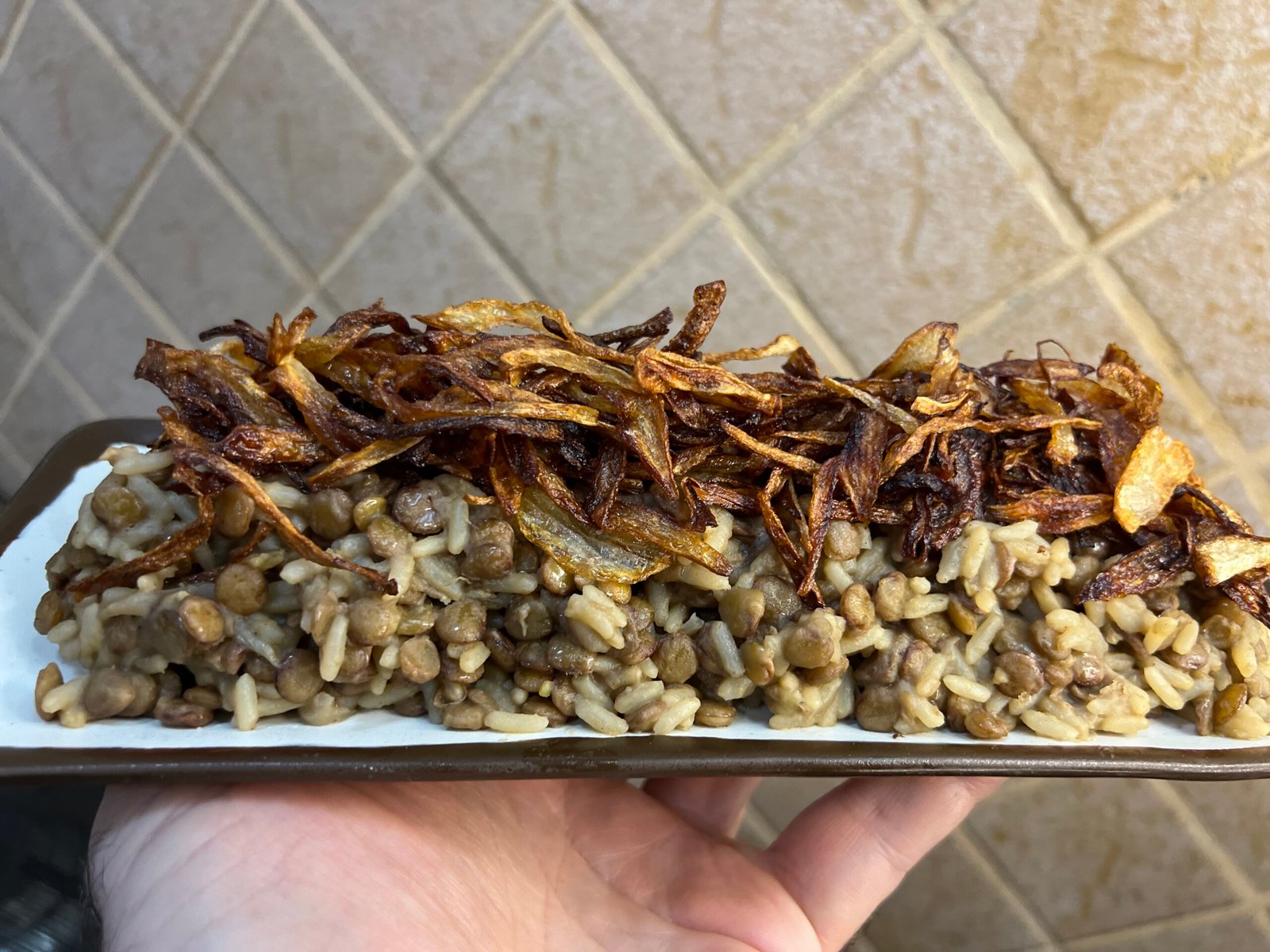 Lebanese Mdardara: A Simple and Comforting Dish