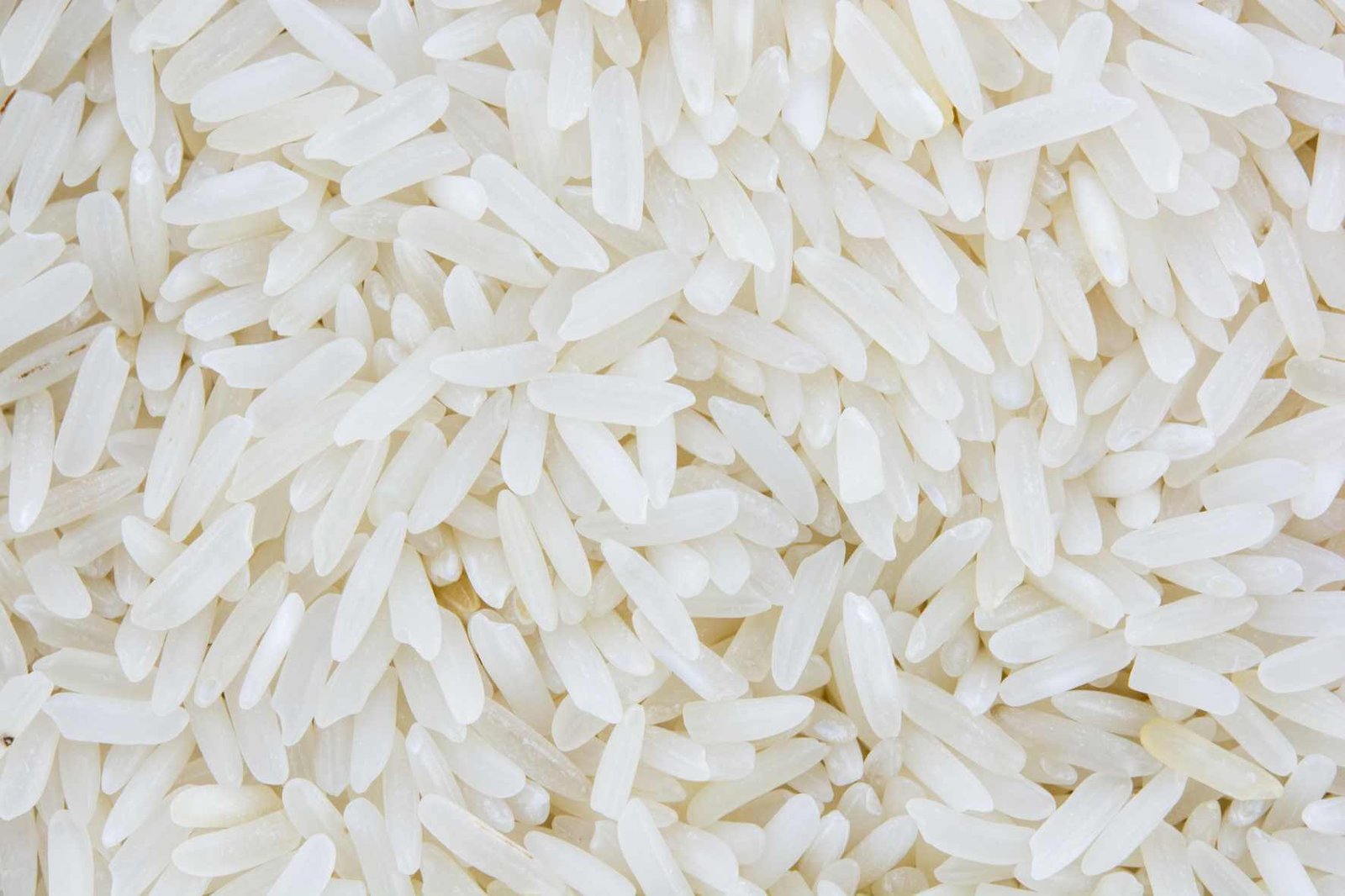 Macro close-up of uncooked long grain white rice